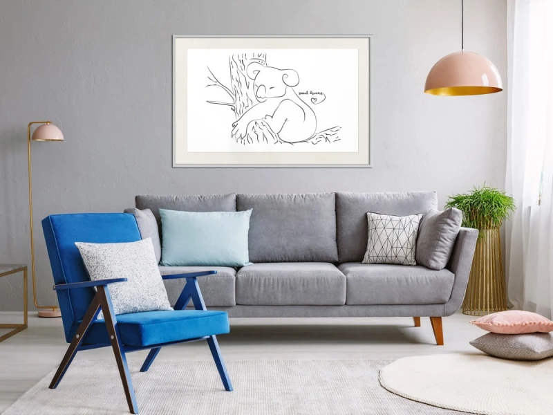 Plakat - Odpoczywający koala