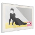 Plakat - Elegancka Audrey