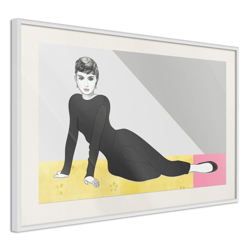Plakat - Elegancka Audrey
