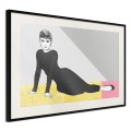 Plakat - Elegancka Audrey