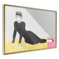 Plakat - Elegancka Audrey