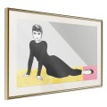 Plakat - Elegancka Audrey