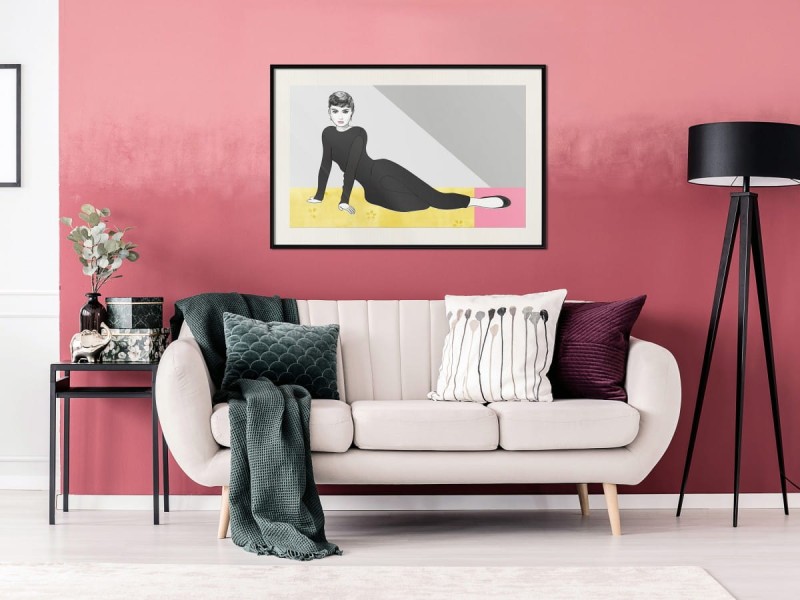 Plakat - Elegancka Audrey