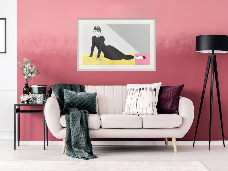 Plakat - Elegancka Audrey