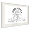 Plakat - Wewnętrzny tygrys