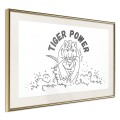 Plakat - Wewnętrzny tygrys
