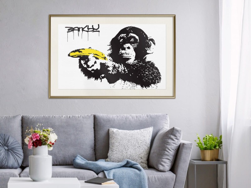 Plakat - Banksy: Banana Gun I