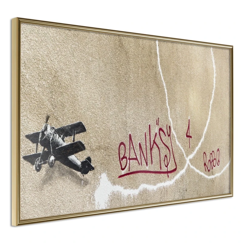 Plakat - Banksy: Love Plane