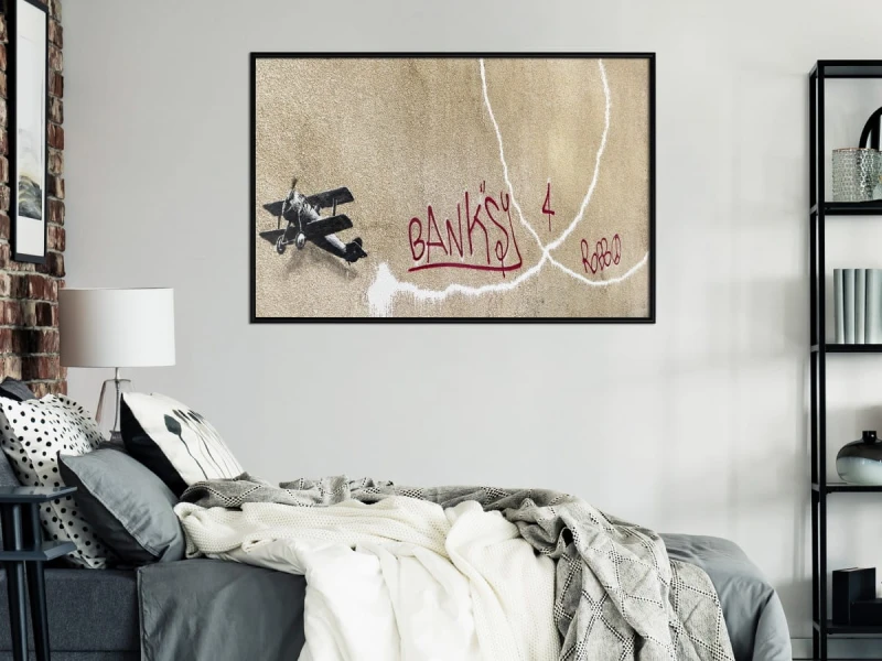 Plakat - Banksy: Love Plane