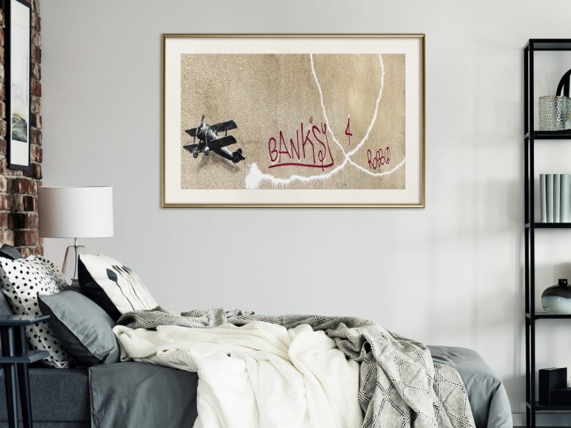 Plakat - Banksy: Love Plane