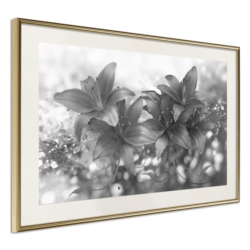 Plakat - Mroczne lilie
