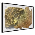 Plakat - Mapa reliefowa: Wiedeń