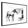 Plakat - Banksy: Washing Zebra Stripes