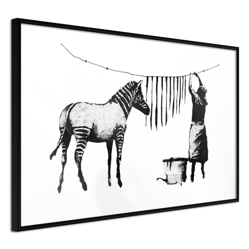 Plakat - Banksy: Washing Zebra Stripes