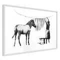 Plakat - Banksy: Washing Zebra Stripes