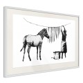 Plakat - Banksy: Washing Zebra Stripes
