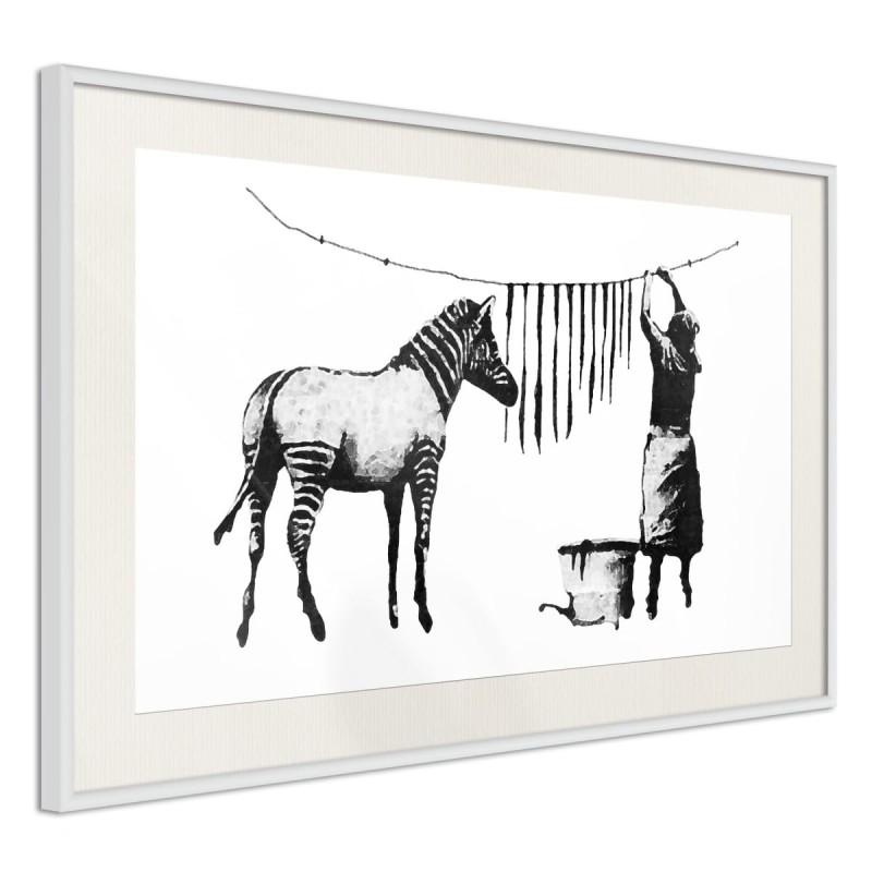Plakat - Banksy: Washing Zebra Stripes