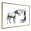 Plakat - Banksy: Washing Zebra Stripes