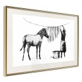 Plakat - Banksy: Washing Zebra Stripes