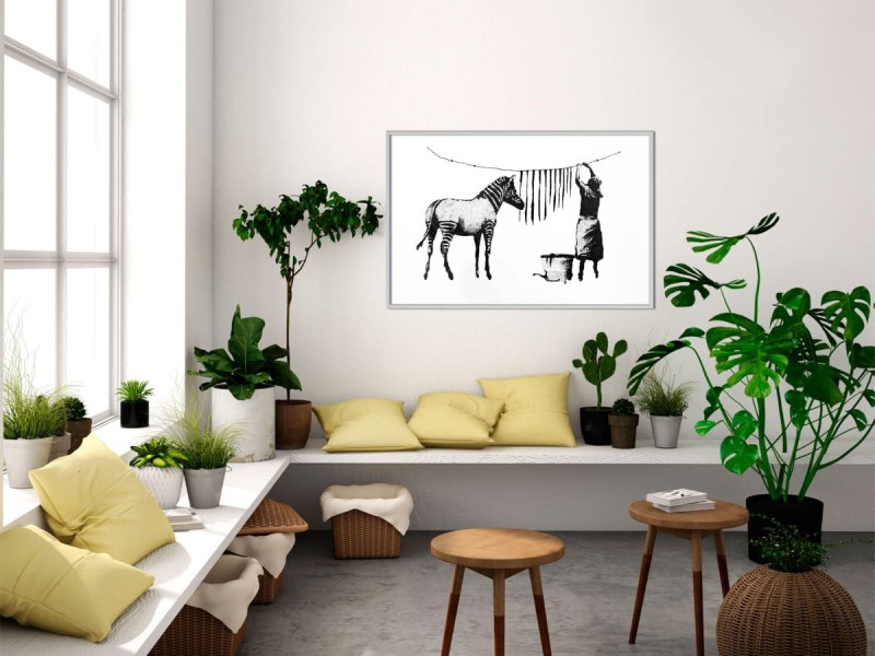 Plakat - Banksy: Washing Zebra Stripes
