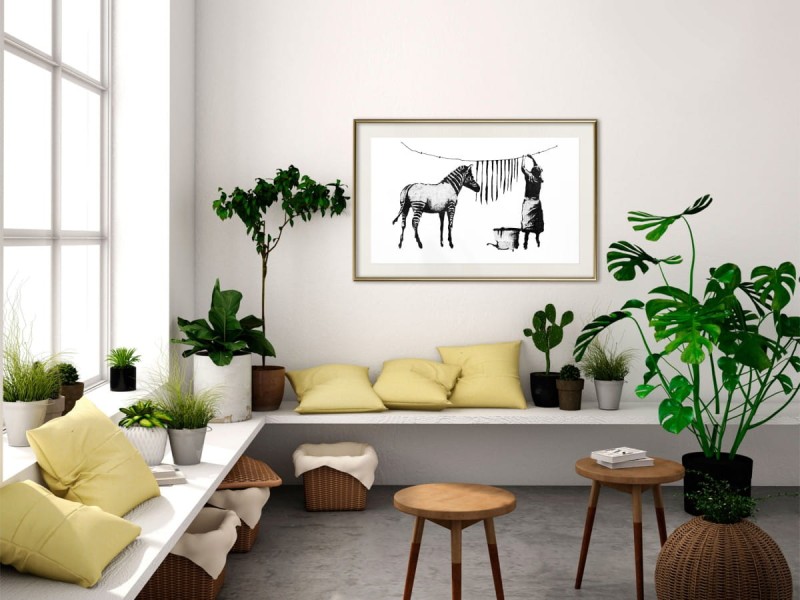 Plakat - Banksy: Washing Zebra Stripes