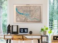 Plakat - Mapa reliefowa: Hamburg