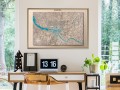 Plakat - Mapa reliefowa: Hamburg