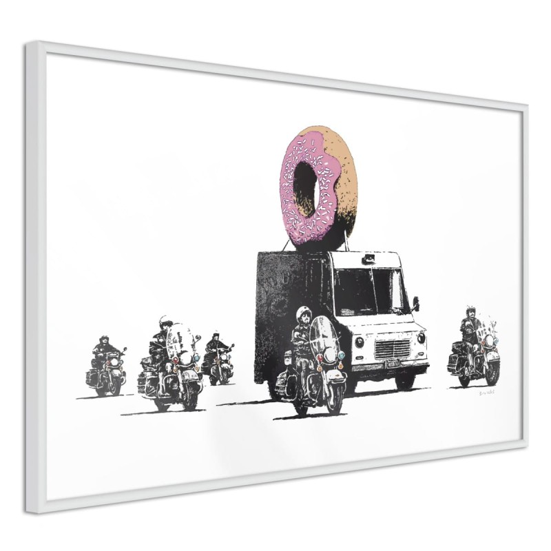 Plakat - Banksy: Donuts (Strawberry)