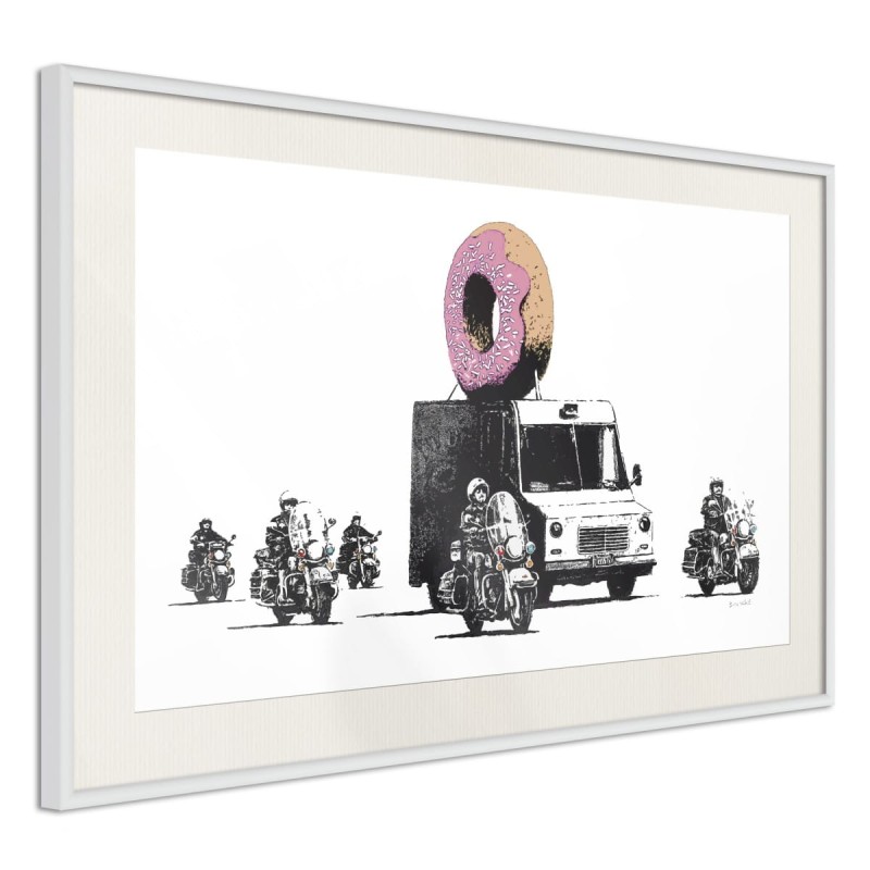 Plakat - Banksy: Donuts (Strawberry)