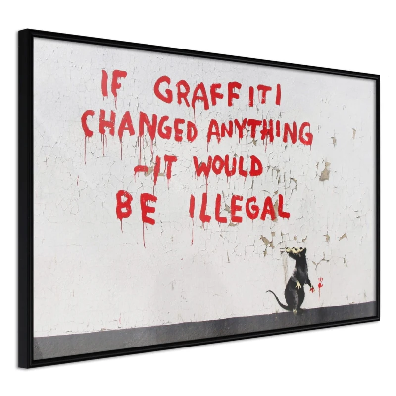 Plakat - Banksy: If Graffiti Changed Anything