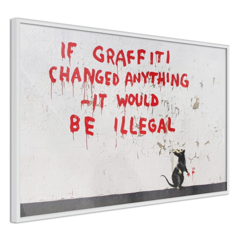 Plakat - Banksy: If Graffiti Changed Anything
