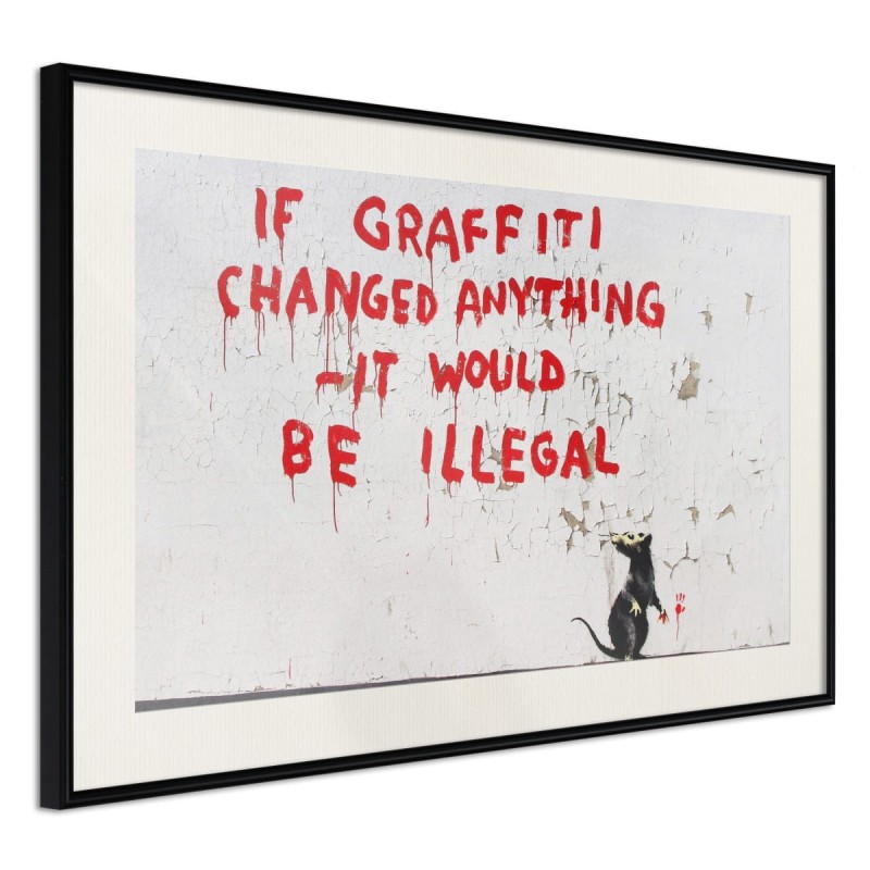Plakat - Banksy: If Graffiti Changed Anything