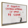 Plakat - Banksy: If Graffiti Changed Anything