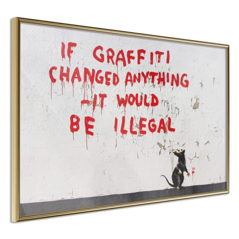 Plakat - Banksy: If Graffiti Changed Anything