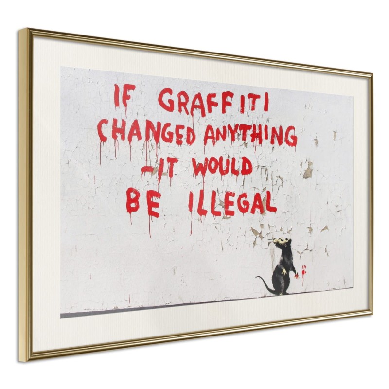 Plakat - Banksy: If Graffiti Changed Anything