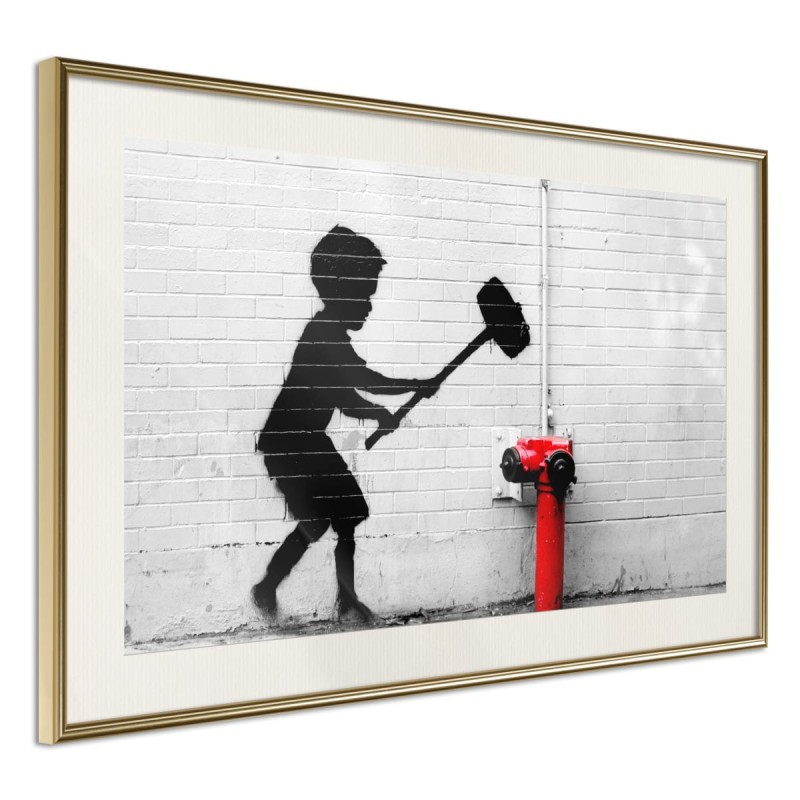 Plakat - Banksy: Hammer Boy