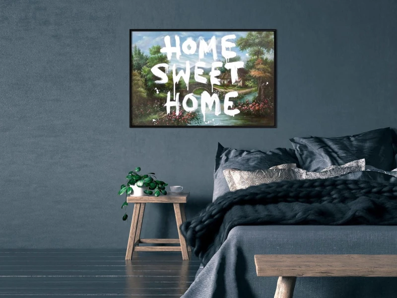 Plakat - W domu najlepiej