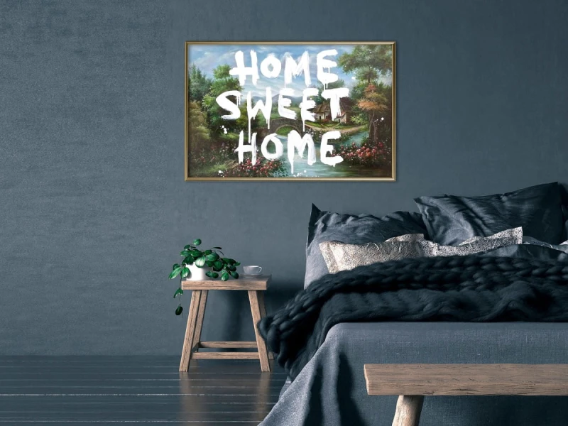Plakat - W domu najlepiej