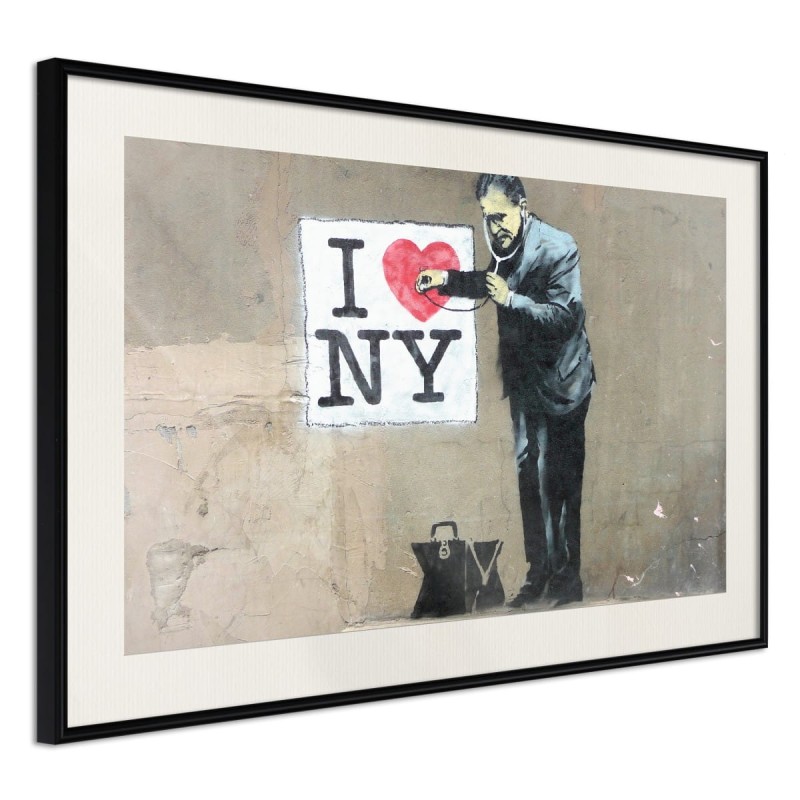Plakat - Banksy: I Heart NY