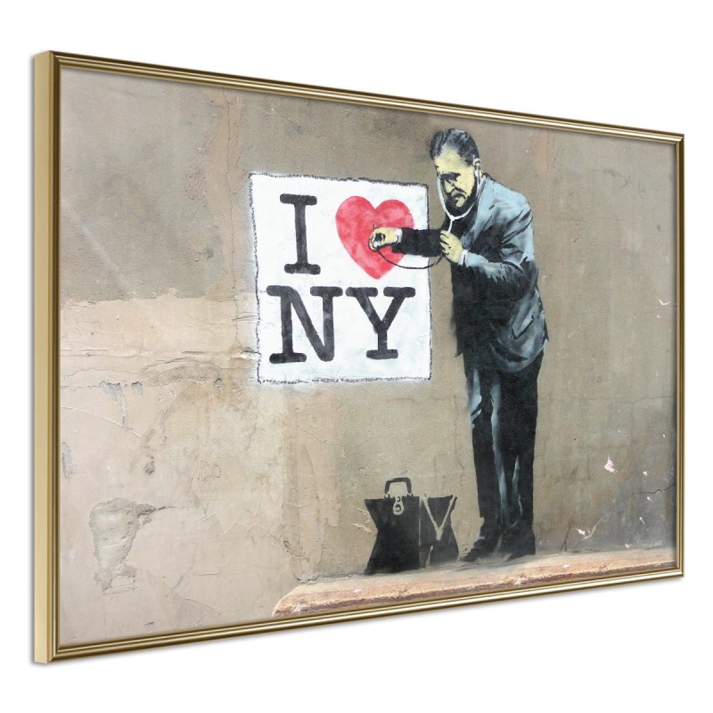 Plakat - Banksy: I Heart NY