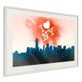 Plakat - Napis nad miastem