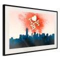 Plakat - Napis nad miastem