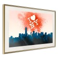 Plakat - Napis nad miastem