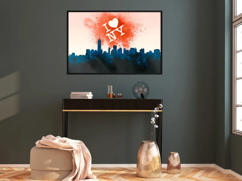 Plakat - Napis nad miastem