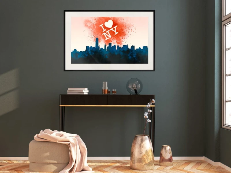 Plakat - Napis nad miastem