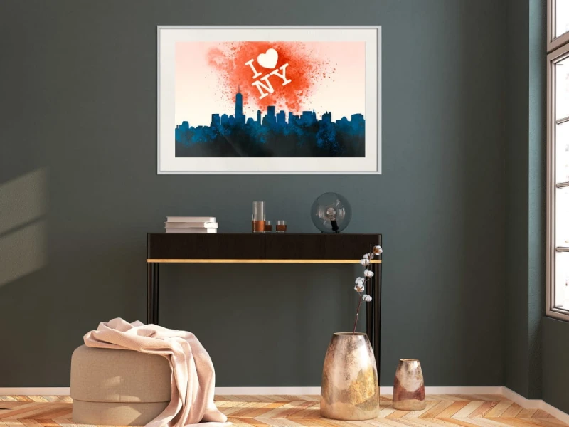 Plakat - Napis nad miastem