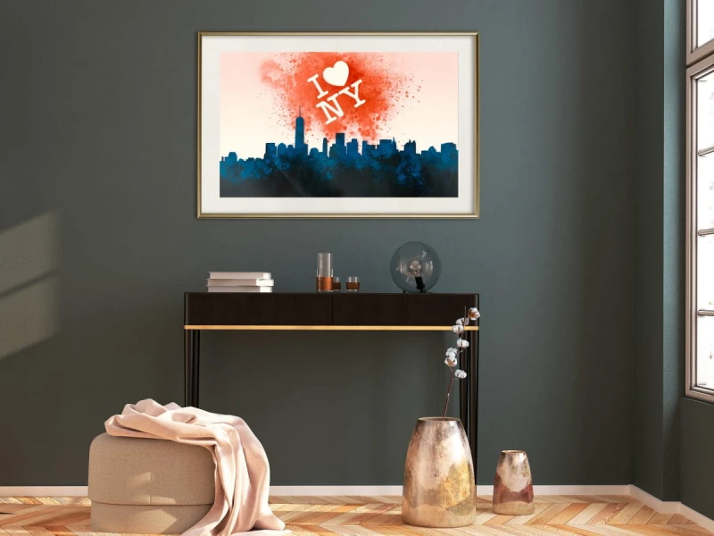 Plakat - Napis nad miastem
