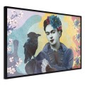 Plakat - Frida z krukiem
