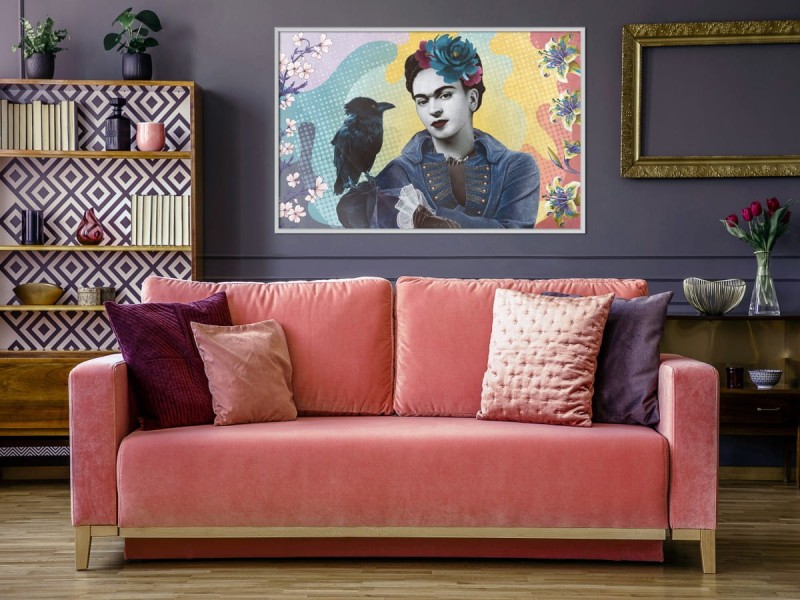 Plakat - Frida z krukiem