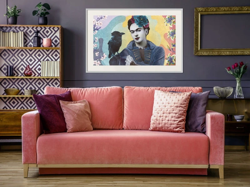 Plakat - Frida z krukiem